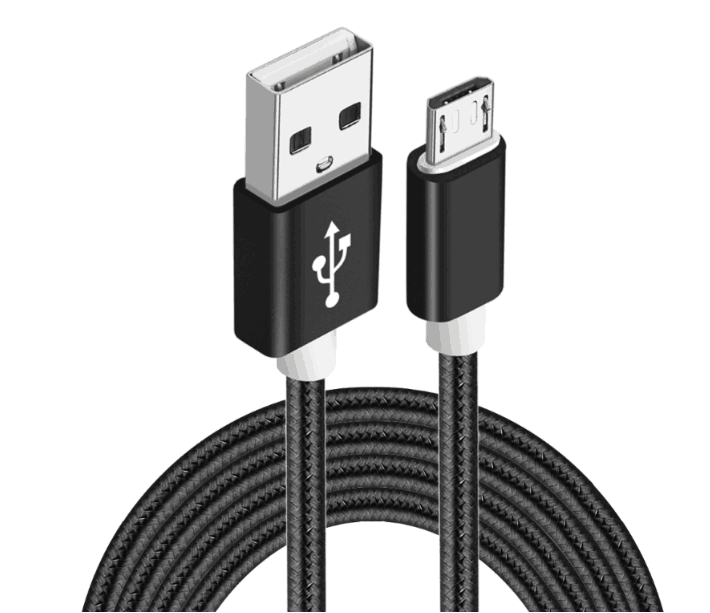 Braided usb cable